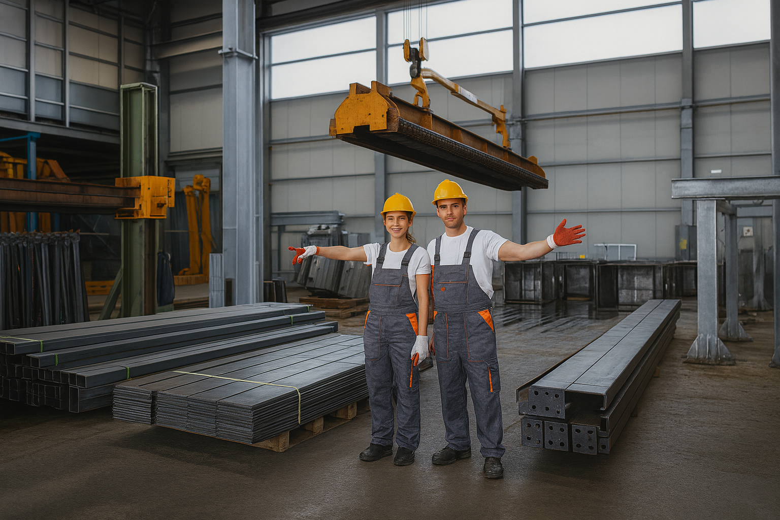 Estructuras de acero en construcción